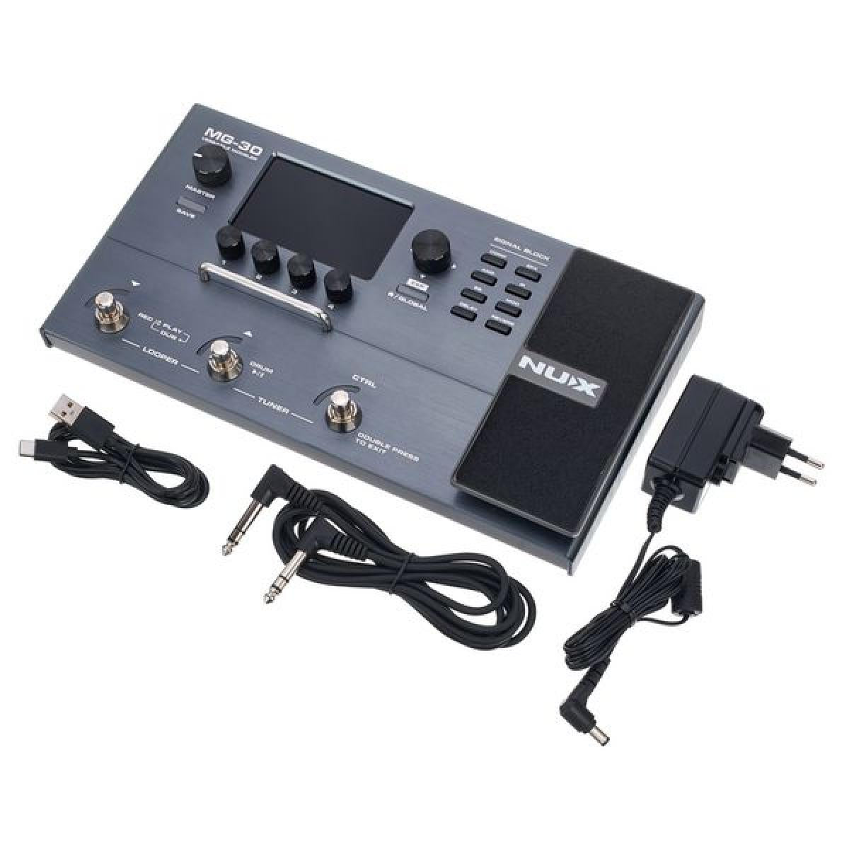 Pedaleira NUX MG-30 Modeling Guitar Processor