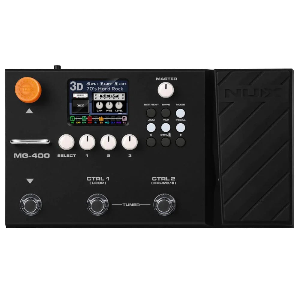 Pedaleira NUX MG-400 Modeling Guitar Processor