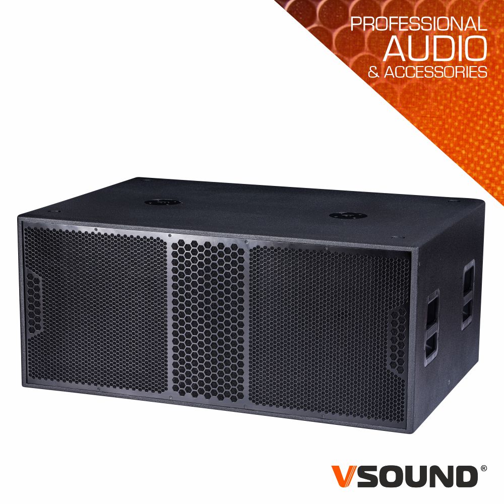 Subwoofer Amplificado Profissional 2x 18″ 4000W VSOUND