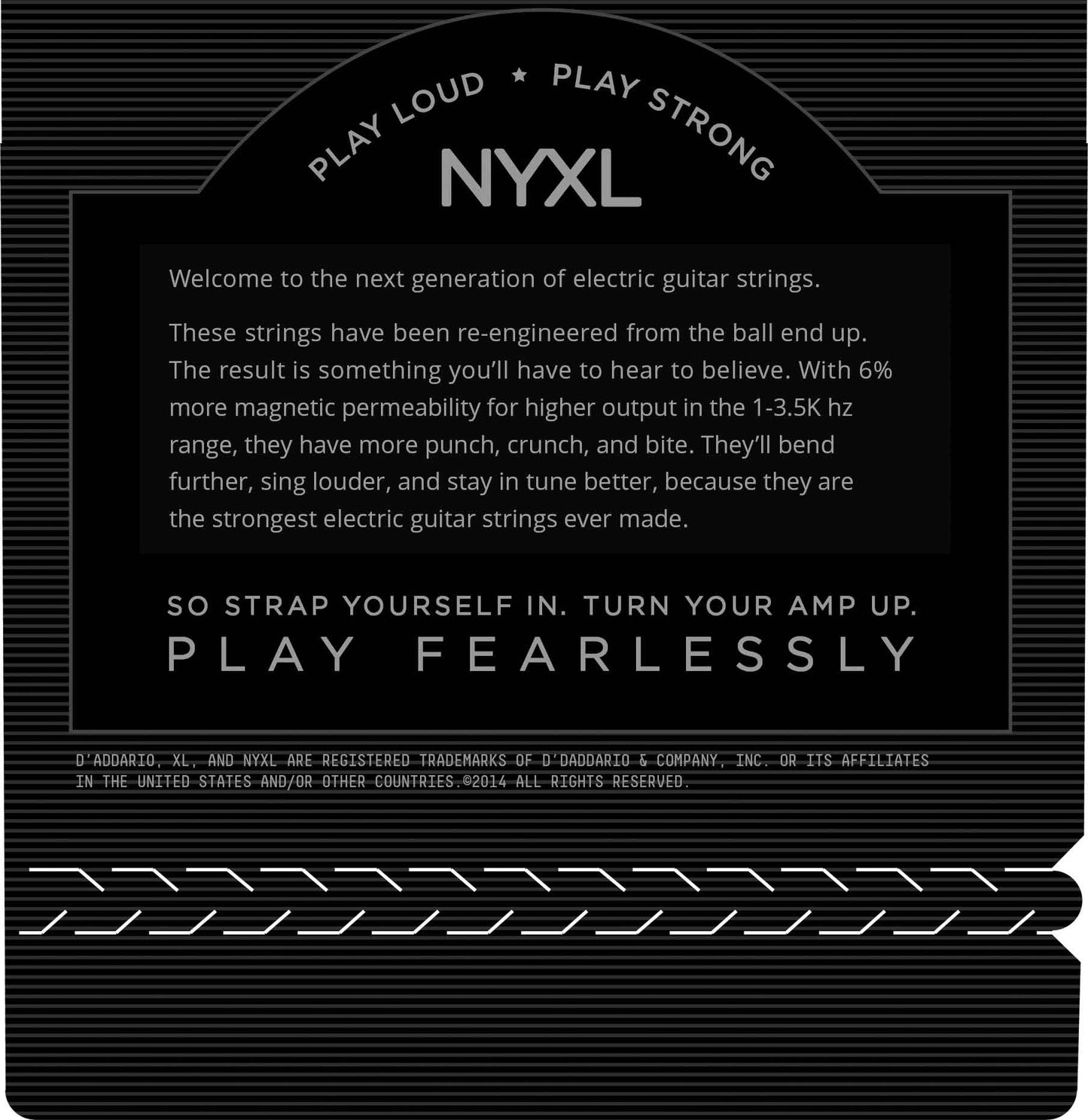 Cordas High-Carbon Steel Core D'ADDARIO NYXL 1046
