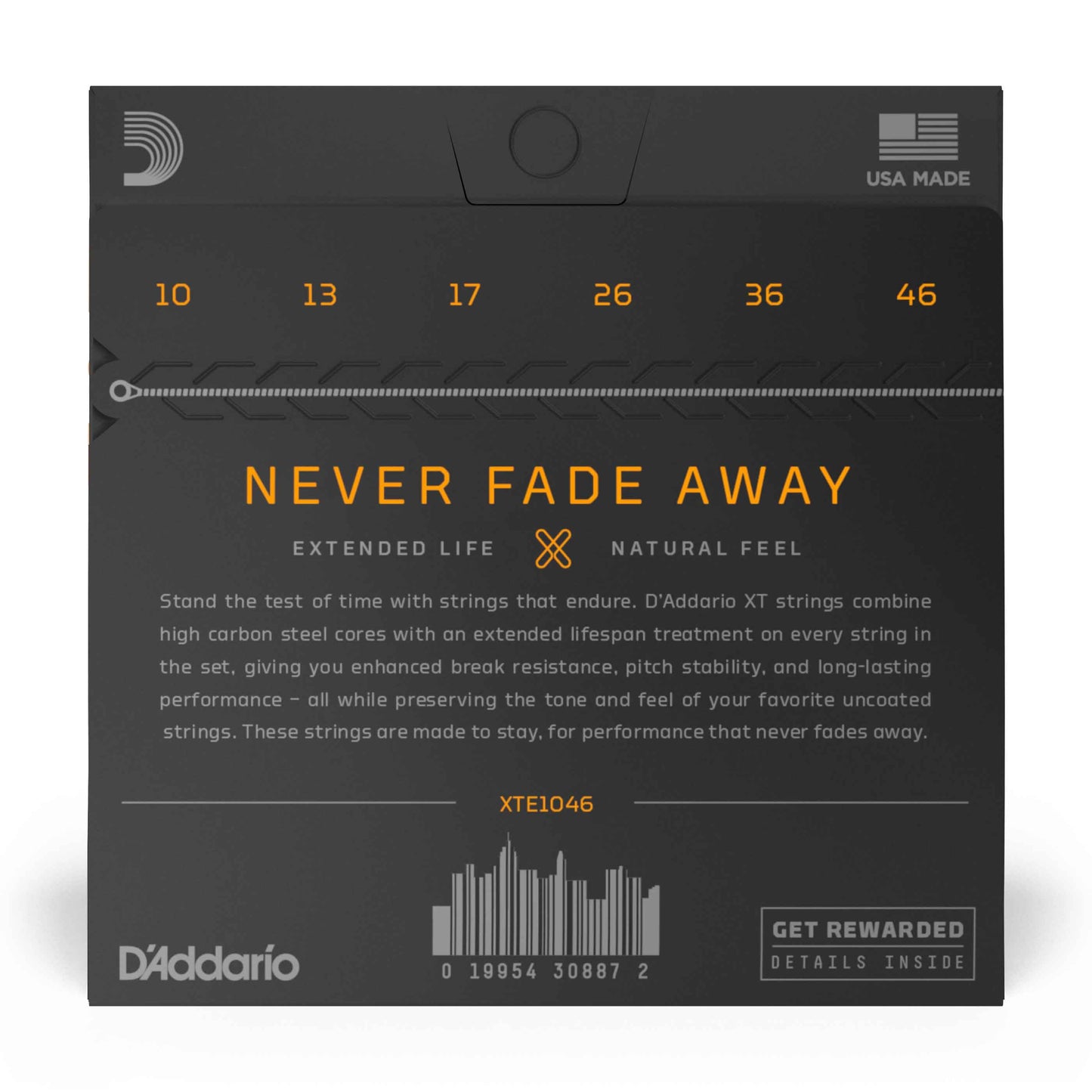 Cordas Nickel Plated Steel D'ADDARIO XTE1046 REG LIGHT