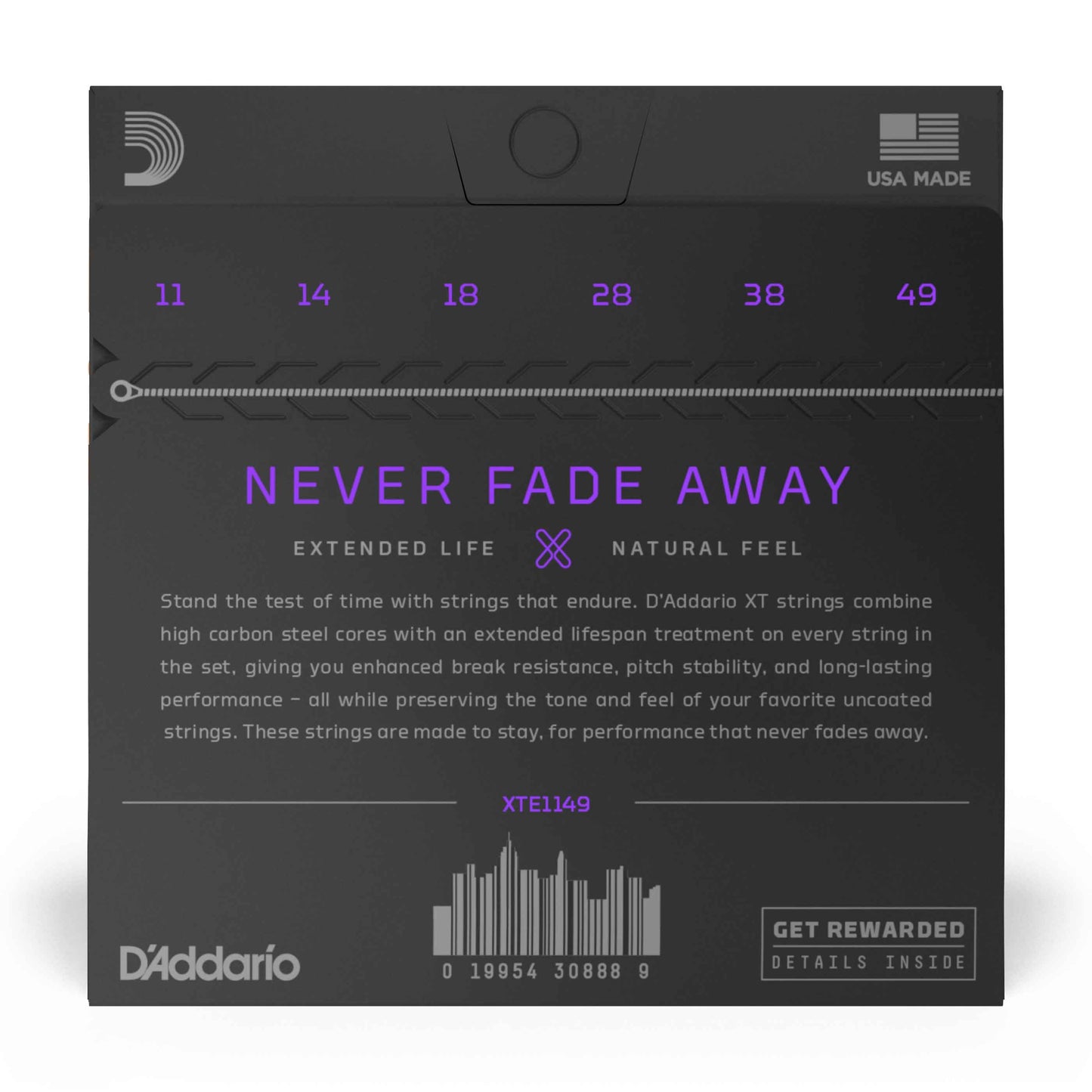 Cordas Nickel Plated Steel D'ADDARIO XTE1149 MEDIUM