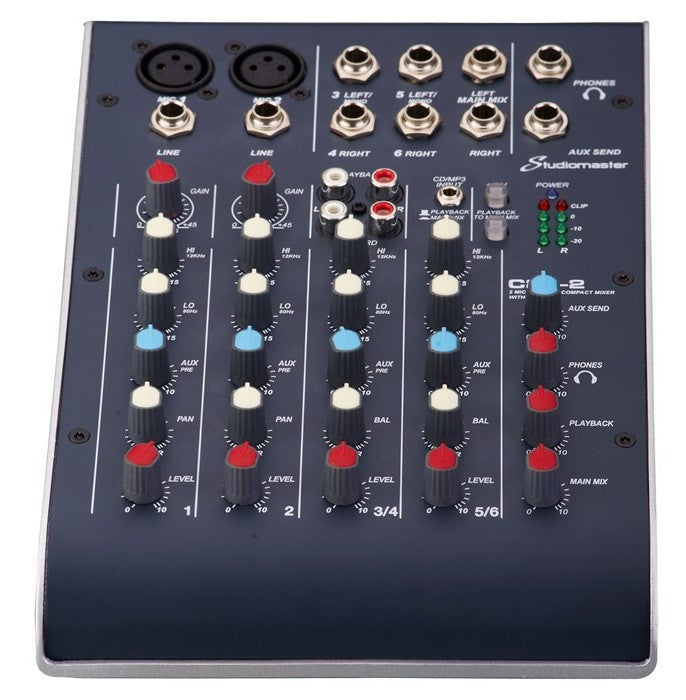 Mesa de Mistura Analógica STUDIOMASTER C2S-2