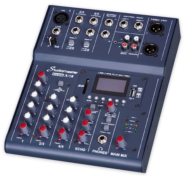 Mesa de Mistura Analógica STUDIOMASTER CLUB XS 5