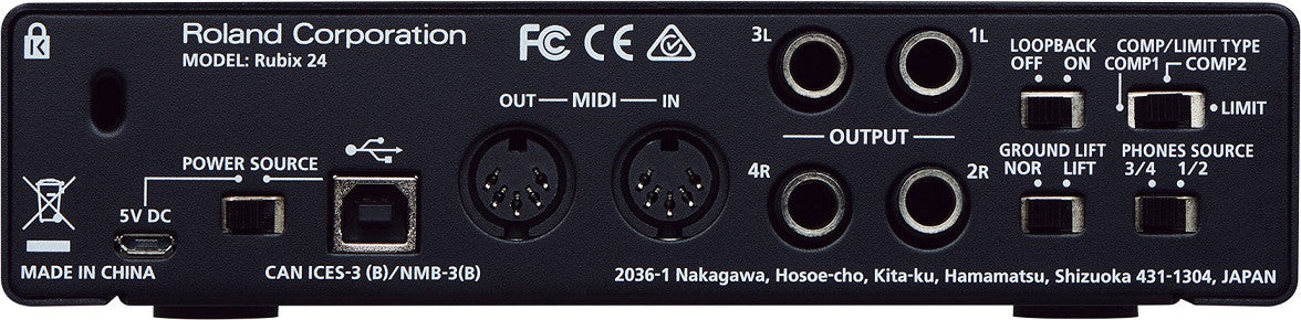 Interface ROLAND RUBIX 24