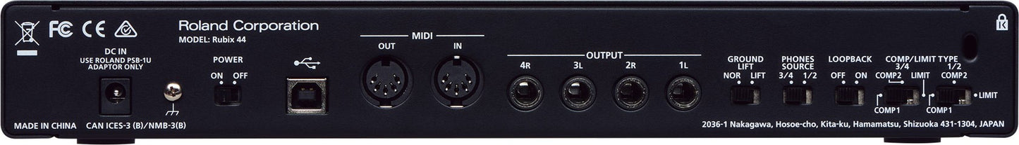 Interface ROLAND RUBIX 44