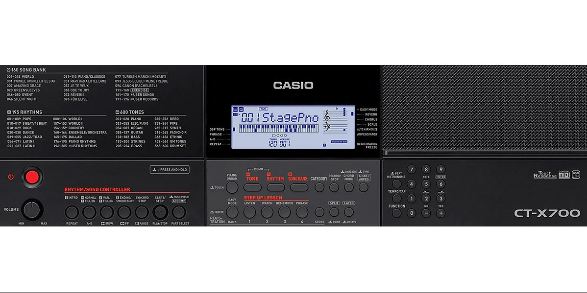 Teclado CASIO CT-X700