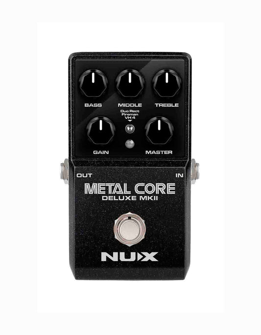 Pedal NUX METAL CORE DELUXE MKII DISTORÇÃO ALTO GANHO