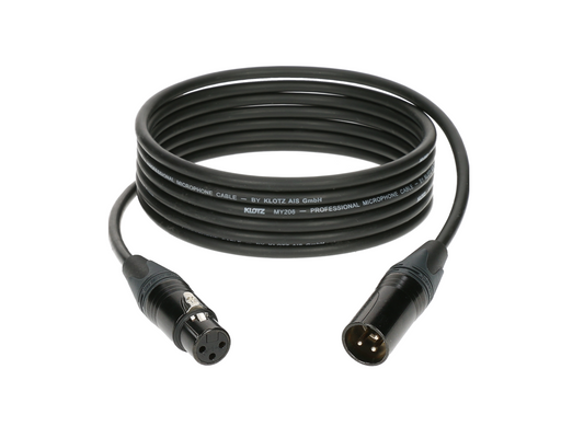 Cabo XLR 3P F - XLR 3P M NEUTRIK