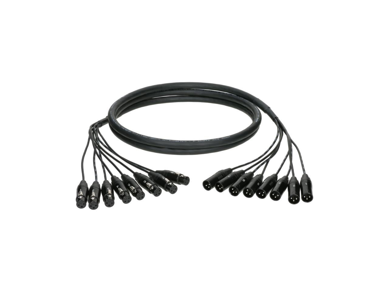 Cabo Loom 8x XLR 3P F/M KLOTZ