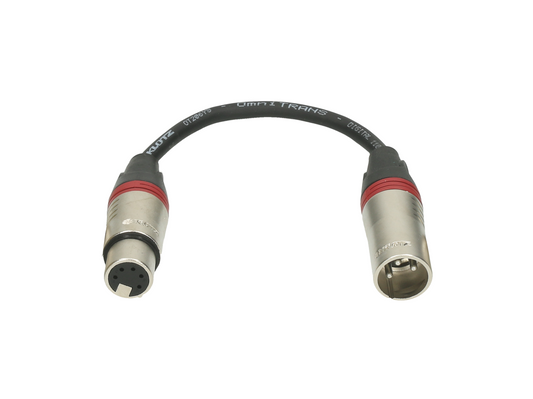 Cabo Adaptador DMX C/ XLR 5P F - XLR 3P M KLOTZ