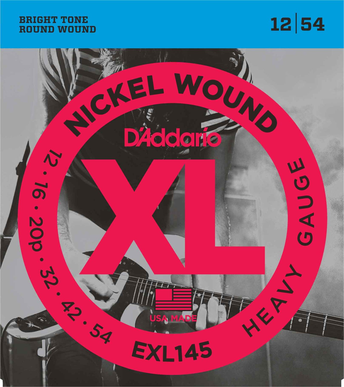 Cordas Nickel Wound D'ADDARIO EXL145