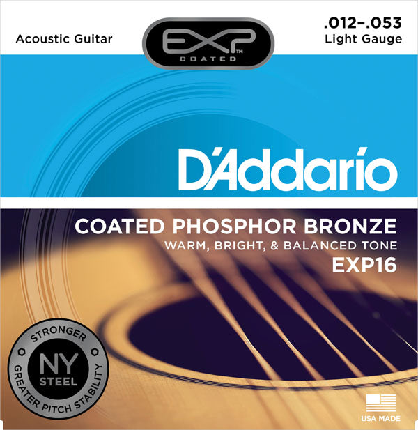 Cordas Coated Phosphor Bronze D'ADDARIO EXP16