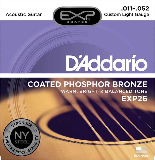 Cordas Coated Phosphor Bronze D'ADDARIO EXP26